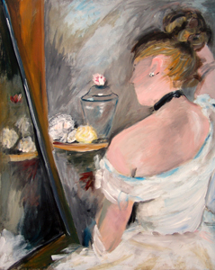 Berthe Morisot - Ausschnitt Damentoilette